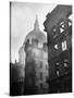 Saint Paul's Cathedral Admist Ruins-null-Stretched Canvas