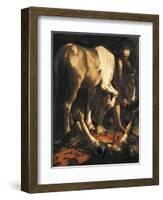 Saint Paul's Conversion-Caravaggio-Framed Art Print