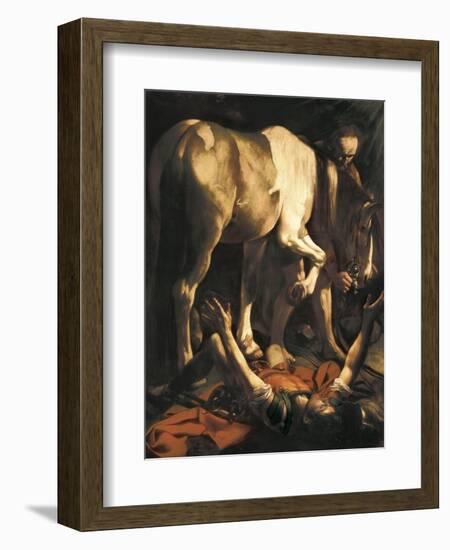 Saint Paul's Conversion-Caravaggio-Framed Art Print