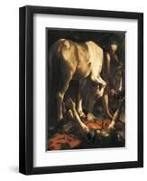 Saint Paul's Conversion-Caravaggio-Framed Art Print