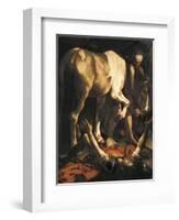 Saint Paul's Conversion-Caravaggio-Framed Art Print