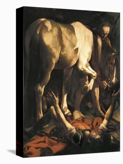 Saint Paul's Conversion-Caravaggio-Stretched Canvas