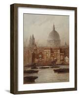 Saint Paul's from Bankside-Frederick E.J. Goff-Framed Giclee Print