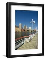 Saint Paul Skyline Form the Harriet Island Marina, St. Paul, Minnesota, USA-PhotoImages-Framed Photographic Print