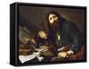 Saint Paul the Apostle, 17th Century-Claude Vignon-Framed Stretched Canvas