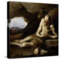 Saint Paul the Hermit, 1640-Jusepe de Ribera-Stretched Canvas