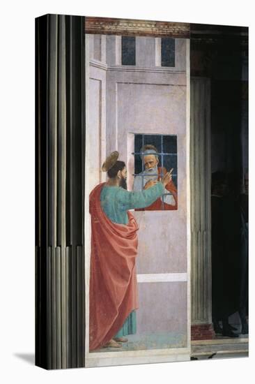 Saint Paul Visiting Saint Peter in Prison, 1485-Filippino Lippi-Stretched Canvas