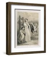 Saint Perpetua-Louis Lassalle-Framed Art Print