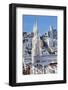 Saint Peter and Paul Catholic Church Steeples Houses San Francisco, California-William Perry-Framed Photographic Print