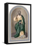 Saint Peter (C. 1 B.C.-67 A.C). Apostle of Jesus Christ and First Pope of the Catholic Church. Colo-Tarker-Framed Stretched Canvas