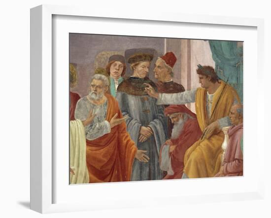 Saint Peter Confronts Simon Magus before Nero-Filippo Brunelleschi-Framed Giclee Print