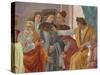 Saint Peter Confronts Simon Magus before Nero-Filippo Brunelleschi-Stretched Canvas