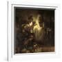 Saint Peter Denying Christ-Rembrandt van Rijn-Framed Giclee Print