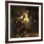 Saint Peter Denying Christ-Rembrandt van Rijn-Framed Giclee Print