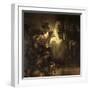 Saint Peter Denying Christ-Rembrandt van Rijn-Framed Giclee Print