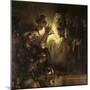 Saint Peter Denying Christ-Rembrandt van Rijn-Mounted Giclee Print