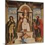 Saint Peter enthroned with Saints, John the Baptist and Saint Paul', c1516-Giovanni Battista Cima da Conegliano-Mounted Giclee Print