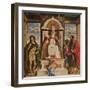 Saint Peter enthroned with Saints, John the Baptist and Saint Paul', c1516-Giovanni Battista Cima da Conegliano-Framed Giclee Print