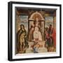 Saint Peter enthroned with Saints, John the Baptist and Saint Paul', c1516-Giovanni Battista Cima da Conegliano-Framed Giclee Print