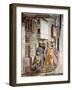 Saint Peter Following Saint John as He Heals The Sick with His Shadow-Masaccio-Framed Giclee Print