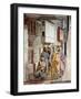 Saint Peter Following Saint John as He Heals The Sick with His Shadow-Masaccio-Framed Giclee Print