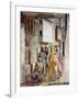 Saint Peter Following Saint John as He Heals The Sick with His Shadow-Masaccio-Framed Giclee Print