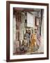 Saint Peter Following Saint John as He Heals The Sick with His Shadow-Masaccio-Framed Giclee Print