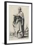 Saint Peter from Les Grands Apôtres (The Large Apostles), 1631 (Etching)-Jacques Callot-Framed Giclee Print