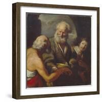 Saint Peter Healing a Paralytic-Bernardo Strozzi-Framed Giclee Print