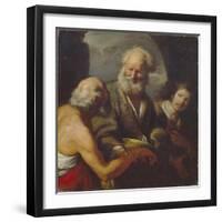 Saint Peter Healing a Paralytic-Bernardo Strozzi-Framed Giclee Print