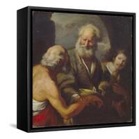 Saint Peter Healing a Paralytic-Bernardo Strozzi-Framed Stretched Canvas