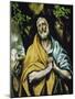 Saint Peter in Penitence, 1585-1590-El Greco-Mounted Giclee Print