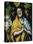 Saint Peter in Penitence, 1585-1590-El Greco-Stretched Canvas