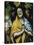 Saint Peter in Penitence, 1585-1590-El Greco-Stretched Canvas