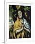 Saint Peter in Penitence, 1585-1590-El Greco-Framed Giclee Print