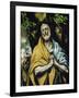 Saint Peter in Penitence, 1585-1590-El Greco-Framed Giclee Print