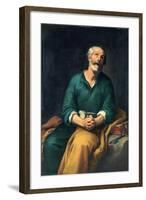 Saint Peter in Tears, C. 1655-Bartolomé Estebàn Murillo-Framed Premium Giclee Print