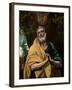 Saint Peter in Tears-El Greco-Framed Giclee Print