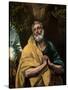 Saint Peter in Tears-El Greco-Stretched Canvas