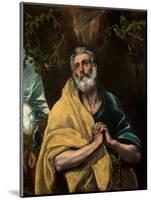 Saint Peter in Tears-El Greco-Mounted Giclee Print