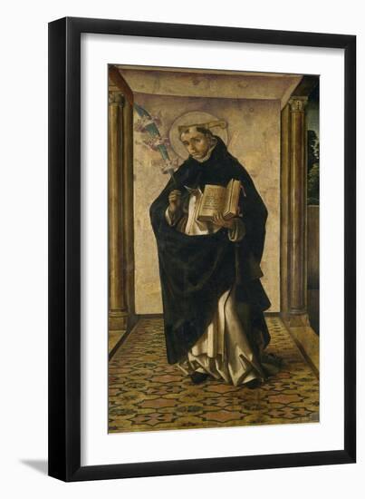 Saint Peter Martyr, 1493-1499-Pedro Berruguete-Framed Giclee Print