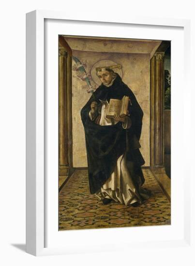 Saint Peter Martyr, 1493-1499-Pedro Berruguete-Framed Giclee Print