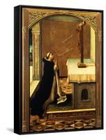 Saint Peter Martyr at Prayer-Pedro Berruguete-Framed Stretched Canvas