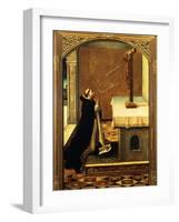 Saint Peter Martyr at Prayer-Pedro Berruguete-Framed Giclee Print