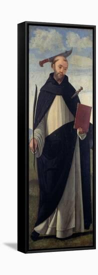 Saint Peter Martyr-Vittore Carpaccio-Framed Stretched Canvas