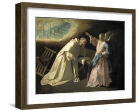 Saint Peter Nolascos Vision, 1629-Francisco de Zurbarán-Framed Giclee Print