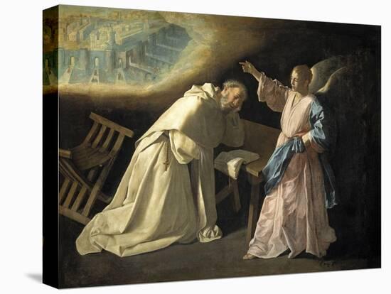 Saint Peter Nolascos Vision, 1629-Francisco de Zurbarán-Stretched Canvas