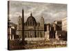 Saint Peter's Basilica, Rome, Ca. 1630-Viviano Codazzi-Stretched Canvas