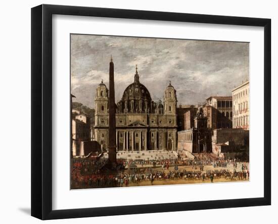 Saint Peter's Basilica, Rome, Ca. 1630-Viviano Codazzi-Framed Giclee Print