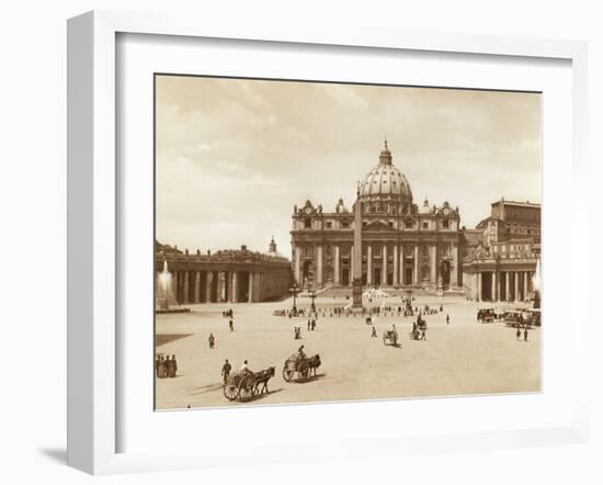 Saint Peter's Basilica, Rome-null-Framed Photographic Print